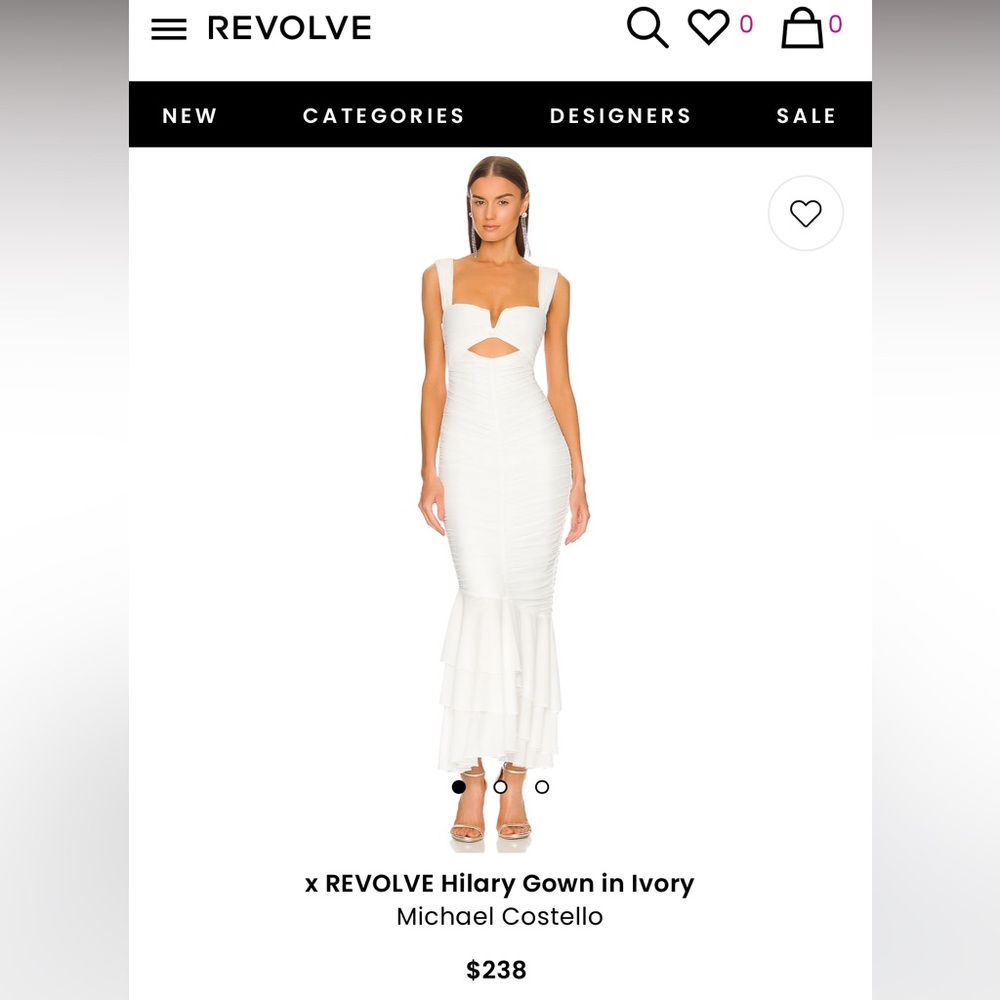 REVOLVE Hilary Gown in Ivory